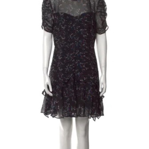 Tanya Taylor Silk Carti Dress 🖤 sz 8 - Picture 9 of 11